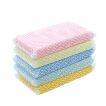 Household Colorful Mesh Decontamination Cleaning Sponge